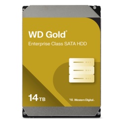WD WD142KRYZ Disco Duro Empresarial WD Gold / SATA 6 Gb/s / 14 TB / 7200 RPM / Tecnologia HelioSeal / ArmorCache / 5 Anos Garantia / 2.5M Horas MTBF