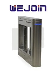 WEJOIN WJN0920008 WEJOIN WJTBH101BLD - Barrera Peatonal Central Abatible Bidireccional con Aletas de Acrilico pase Bidireccional 3 Millones de Ciclos pase 25-35 Personas por minuto Compatible WJTBH1