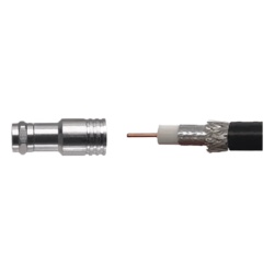 WilsonPRO / weBoost 971-150 Conector F Macho de Compresion para instalar en Cable Coaxial RG-11 75 Ohm.