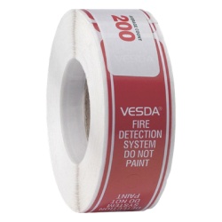 XTRALIS E700-SP-DCL Etiqueta de Punto de Muestreo / para Detectores de Humo por Aspiracion VESDA / Estilo Envolvente / 200 por Rollo