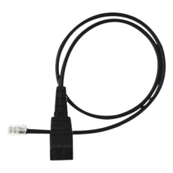 YEALINK QD-TO-RJ9-CORD-FOR-3RD-PARTY Cable QD A RJ9 De Repuesto Yealink Para Diademas Profesionales Y Telefonos De Terceros