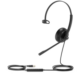 YEALINK UH34-MONO-UC Diadema Alambrica UH34 Mono de Yealink USB Compatible con Telefonos IP y Computadoras.