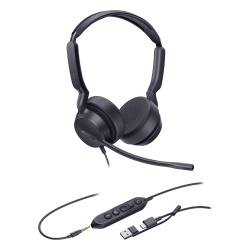 YEALINK UH42-SE-DUAL-TEAMS-USB-C/A Diadema Alambrica UH42 SE Dual de Yealink Certificada para Microsoft Teams con USB-C/A