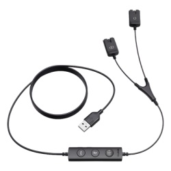 YEALINK USB/QD-TRAINER-CABLE(1PCS) Cable para Entrenamiento en ?Y? para Diademas Yealink de la Serie YHS (1 PIEZA)