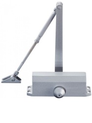YLI 77349 YLI YC812 - Brazo cierra puerta automatico / Para puertas de 65 kg / Compatible con puertas de madera vidrio metal / Velocidad ajustable de cierre / Instalacion izquierda o derecha