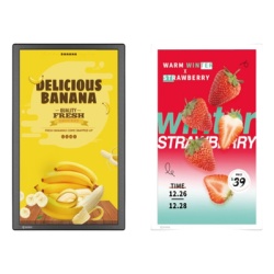 ZKONG ZKS141 Digital Signage LCD / 14.1 Pulgadas / 1080p Full HD / NFC / Wi-Fi 2.4 GHz / IP6X / Cloud Management / 30 000+ Horas Vida Util