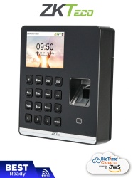 ZKTECO ZKT0800038 ZKTECO M1 - Control de Asistencia con Huella Digital BioID (500) Tarjeta de Proximidad 125 kHz (500) Contrasena (500) 100 000 Eventos y Conexion Wi-Fi (Compatible con BioTime Clou