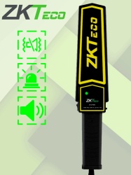ZKTECO ZKT460001 ZKTECO D100S - Detector portatil con bateria de litio alarma configurable y 75 decibeles de intensidad. Ideal para seguridad fabricas y educacion.