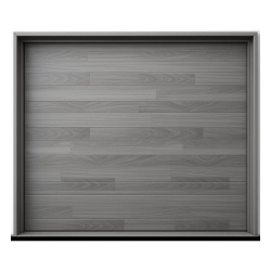 AccessPRO APDOOR-207CF Puerta de Garage de Alta Calidad / Estilo Americano / Acabado Laminado PREMIUM / Color Gris / 20x7 Pies.