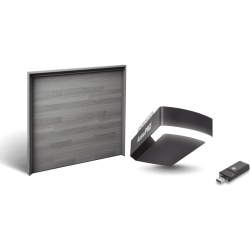 AccessPRO KIT-DOOR209-CF Kit Puerta de Garage 20x9 Pies / Insulada 43 mm / Motor FS1000M 1/2 HP / Interfaz WiFi ACCESSWIFI / Extensión de Riel / Incluye 3 Controles