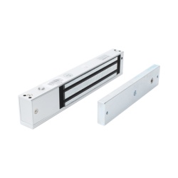 AccessPRO MAG600NLED Chapa Magnetica de 600 lbs con LED Ultra-brillante Sensor de Estado de Placa y Sin Magnetismo Residual