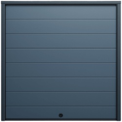 AccessPRO SEC-DOOR18-21L Seccion para puerta de Garage / Lisa / Linea Central / Panel de 21" / Color GRIS / 18 pies Ancho / Estilo Americana.