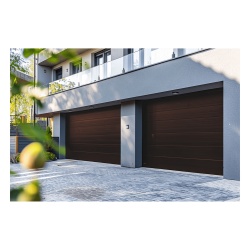 AccessPRO SECGAR-128B Seccion para puerta de Garage / Lisa / Imitacion Madera / BLACK WALNUT/ Para GARAGE128B / Estilo Americana.