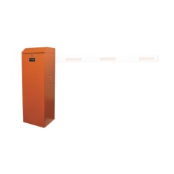 AccessPRO XBS-5000-RN Barrera vehicular derecha / Soporta brazo de hasta 5.5 m / Final de carrera ajustable por programacion / Movimiento fluido / Diseno elegante color naranja