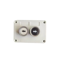 AccessPRO XBS-SW-22 Botonera Doble Para Barreras Vehiculares Operadores Corredizos y Abatibles.
