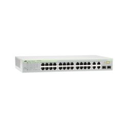 ALLIED TELESIS AT-FS750/28-10 Switch WebSmart de 24 puertos 10/100 Mbps + 2 puertos 10/100/1000 Mbps + 2 SFP Gigabit Combo