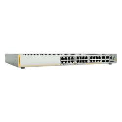 ALLIED TELESIS AT-X230-28GP-90 Switch PoE+ Administrable Capa 3 24 Puertos 10/100/1000 Mbps + 4 SFP Gigabit 370 W