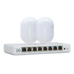 ALTA LABS ALTA-S8-KIT Kit de lanzamiento Alta Labs: Incluye 1 Switch PoE S8-POE / 2 Puntos de Acceso WiFi 6 AP6-PRO / Bloqueo de Contenido / Administracion en la Nube/App Gratuita / Compatible con la