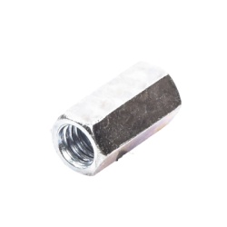 ANCLO ANC-CH38100 Cople hexagonal roscado cuerda maquina galvanizado d 9.5 mm (3/8")