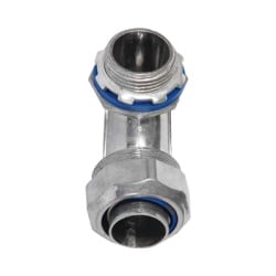 ANCLO ANC-HLC114 Conector Curvo para Tubo Liquidtight / 1 1/4" (32 mm) / Acabado Brunido / Norma NEMA FB-1 / UL 514B