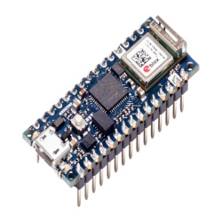 ARDUINO LLC ABX-00032 Placa de Desarrollo IoT / Cortex-M0+ SAMD21 48 MHz / Wi-Fi 802.11 b/g/n + Bluetooth 4.2 / IMU 6 Ejes LSM6DSOXTR / Crypto Chip ATECC608A / 3.3V I/O / Micro USB / Compatible Arduin