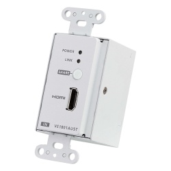 ATEN VE1801AUST Transmisor HDMI | 4K a 40 metros | HDBaseT-Lite con placa de pared estadounidense/PoH