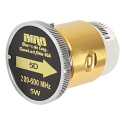 BIRD TECHNOLOGIES 5D Elemento de 5 Watt en Linea 7/8" para Wattmetro BIRD 43 en Rango de Frecuencia de 200 a 500 MHz.