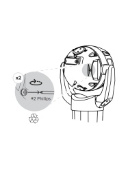 BOSCH RBM0040069 BOSCH V_MIC7100ISNSHLDW - Parasol para MIC 7100i / Blanco - Img 3