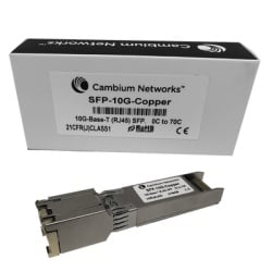 CAMBIUM NETWORKS SFP-10G-COPPER Transceptor MiniGbic SFP (RJ45) 10 Gbps Ethernet