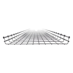 CHAROFIL CH-54-500EZ Charola Tipo Malla 54/500 mm Acabado Electro Zinc Hasta 430 Cables Cat6 Tramo de 3 Metros