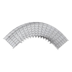 CHAROFIL CH-C90-33/150EZ Curva Pre-Fabricada Horizontal de 90° con medidas de 33 mm de Peralte y 150 mm Ancho (33/150 mm)