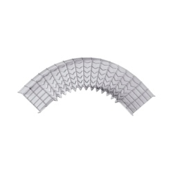 CHAROFIL CH-C90-54/200EZ Curva Pre-Fabricada Horizontal de 90Â° con medidas de 54 mm de Peralte y 200 mm Ancho (54/200 mm)