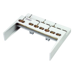 CHINT BC40M04 Soporte + Barra de Conexion (4 MOD) (4+2 ENTR.) IP40