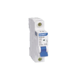 CHINT NXB631PC6 Pastilla para Riel Din 1 Polo 6 Amp Vca:110/415v 6kA Catalogo: NXB631PC6.