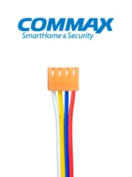 COMMAX cmx104031 COMMAX - 4PINCONNECTOR Cable Conector 4 Pines para Sistema llamado de Enfermeria y Video Porteros Commax
