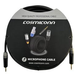 COSMICONN CMC220AS-TP-TP-5-BG1 Cable 3.5mm a 3.5mm conectores color negro MTP3C-BG length 5m