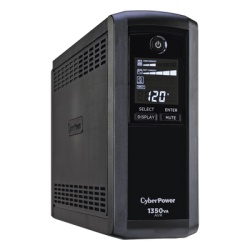 CYBERPOWER CP1350AVRLCDA UPS de 1350 VA/815 W Topologia Linea Interactiva Entrada 120 Vca NEMA 5-15P Tipo Mini Torre Con 10 Tomas NEMA 5-15R