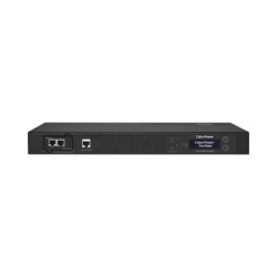 CYBERPOWER PDU15SW10ATNET PDU ATS (Fuente Redundante Auto-transferible) Monitoreable Para Distribucion de Energia 2 Entradas 120 Vca NEMA5-15P Con 10 Salidas NEMA 5-15R Horizontal 19in 1UR
