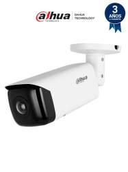 DAHUA DHT0030083 DAHUA IPC-HFW3441T-AS-P Camara IP bullet panoramica 4 MP lente 2.1 mm angulo 180 IR 20 m IA WizSense deteccion de movimiento inteligente proteccion perimetral Starlight PoE W