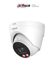 DAHUA DHT0040182 DAHUA DH-IPC-HDW1439V-A-IL Camara IP Eyeball 4 MP/ Iluminador dual inteligente/ Deteccion Humana/ IR 30m/ LED 30m/ 2.8 mm/ H.265/ 94/ WDR 3D NR HLC BLC/ Microfono Incorporado/ PoE/