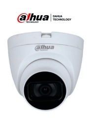 DAHUA DHT0300022 DAHUA HAC-HDW1500TLQN-A - Camara Domo de 5 MP con microfono integrado y lente de 2.8 mm. Ofrece iluminacion IR hasta 30 metros tecnologia Starlight y es resistente al agua con clasif