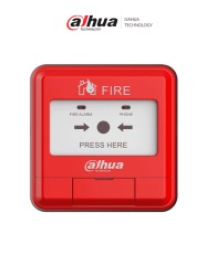 DAHUA DHT1430003 DAHUA WISUALARM HY-1200 - Estacion Manual de Alarma de Emergencia Direccionable/ 2 Hilos sin Polaridad/ Cumple con Norma EN54-11/ Saida Independiente Par de Contactos Normalmente Abi