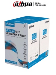 DAHUA DHT6120003 DAHUA DH-PFM920I-5EUN - Bobina de cable UTP blanco 100% cobre categoria 5e 305 metros. Ideal para video y redes cumple con CPR Eca y es compatible con alimentacion PoE para un ren