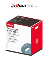 DAHUA DHT6220001 DAHUA DH-PFM920I-6F-C Bobina de cable UTP/ 305m FTP CAT6 / caja FTP CAT6 alimentacion a traves de Ethernet/ Material conductor de cobre libre de oxigeno de alta pureza/ Cubierta exte