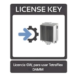 DAMM TFDLN14TERMGW Licencia GW para usar TetraFlex en estacion base BS422 de DAMM