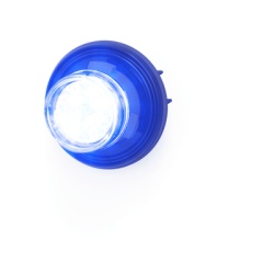 ECCO CD9012BW Estrobo Oculto de 12 LED Azul/Blanco Bisel Negro Lente Transparente