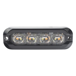 ECCO ED3793AW Luz perimetral 8 LED Ultra Brillantes Dual Color Ambar / Claro