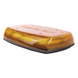 ECCO X5580-AA Mini Barra de Luces Ultra Brillante color Ambar Ideal para Seguridad Privada