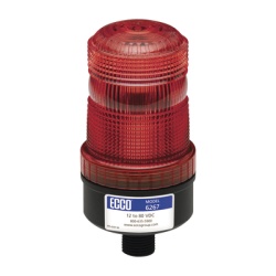 ECCO X6267-R Mini baliza de LED color rojo montaje permanente SAE Clase III