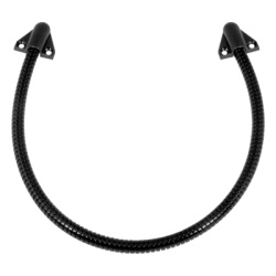 ENFORCER SECOLARM SD969A18/K Loop Pasacable Color Negro para Puertas / Acero Inoxidable / Ideal para Control de Acceso / Diseno Elegante / Tapas de Plastico